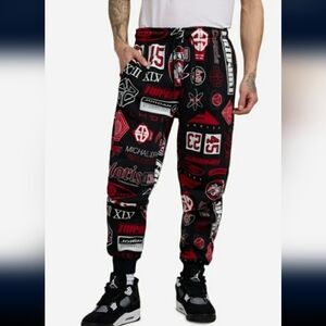 Jordan Men's Essentials Brooklyn AOP Logo Jogger Pants - 2XL